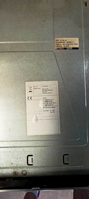 Forno Eléctrico Embutido Troia Usado Funcional
