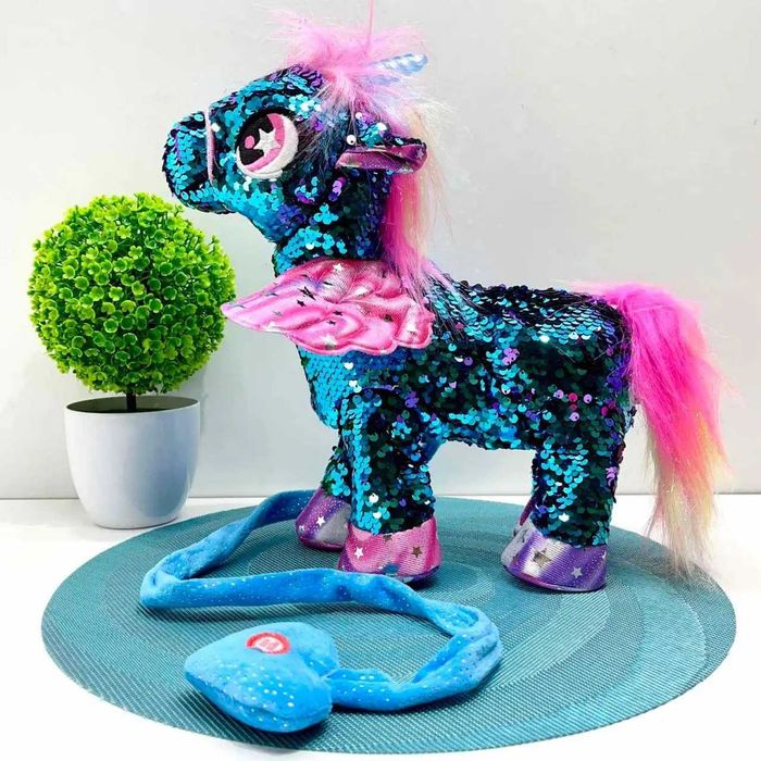 Іграшка м'яка інтерактивна Казкова конячка звук(M 6202 I UA) Розд/Дроп