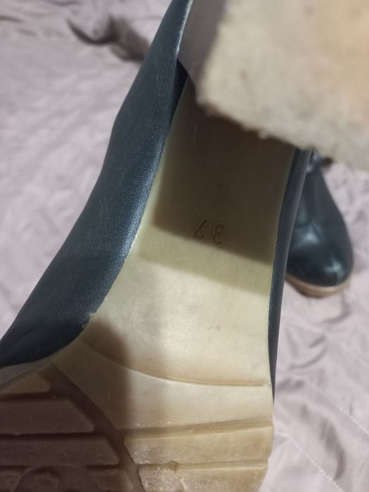 Жіночі сапоги зима шкіра