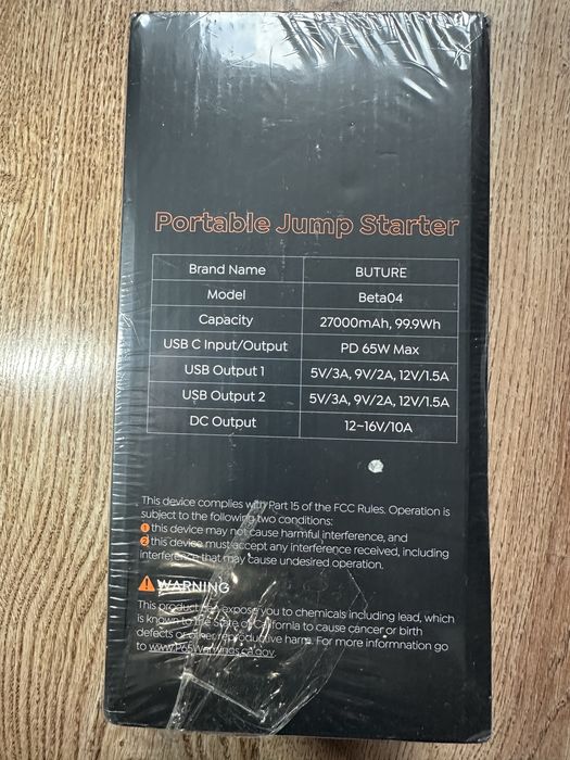 BOOSTER BUTURE BETA 27000mAh – Rozruch auta / Powerbank