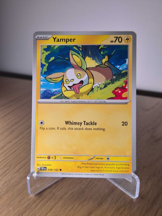 Karta Pokemon TCG: Yamper (TEF 058)