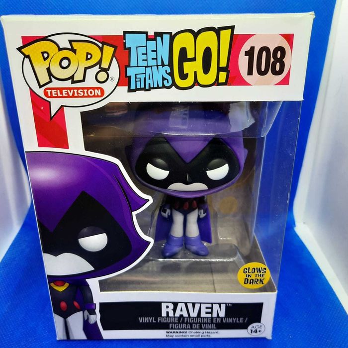 Funko Pop DC Teen Titans Go Raven Purple GITD 108