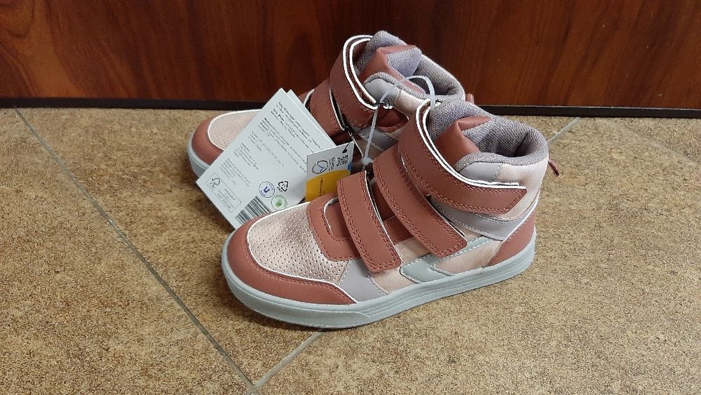 Buty przejściowe dla dziewczynki na rzep rozm.31