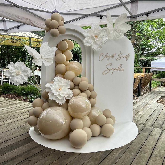 Dekoracje balonowe, scianki na komunie, chrzest, roczek, Warszawa