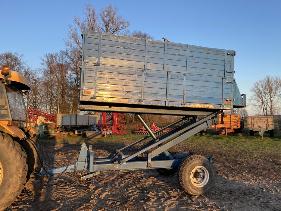 Przyczepa wywrotka wysoke skladowanie