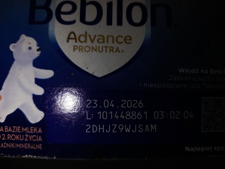 Nowe opakowaniemleka Bebilon Advance Pronutra 4  1000g