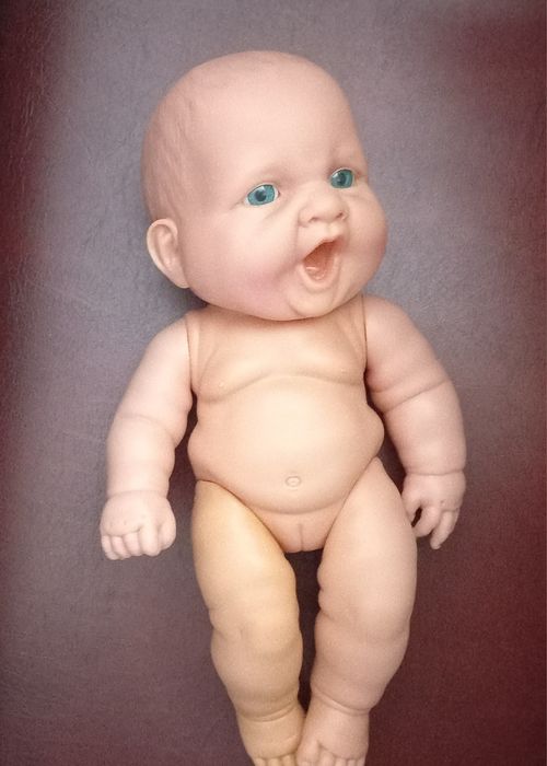 Кукла пупс лялька реалистичная в люльке рост 34 см