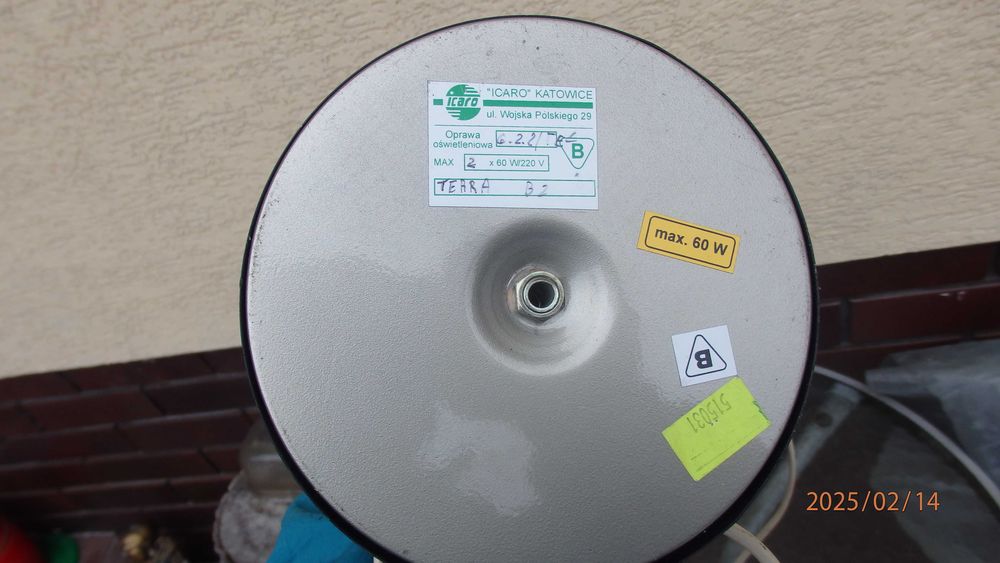 Lampa stojąca oświetleniowa 2-u żarówkowa (2x60W)