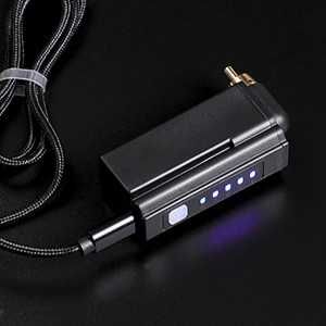 Kit Tatuagem Tattoo Máquina Rotativa Bateria Mala Agulhas Acessórios