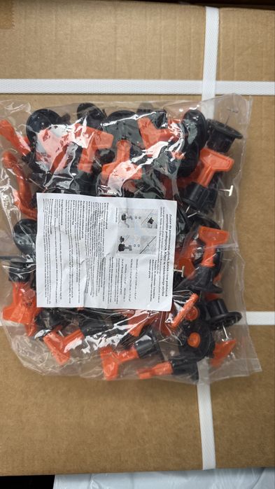 System do Poziomowania Płytek Kliny Klipsy 1x kluczyk 50 szt Klinów