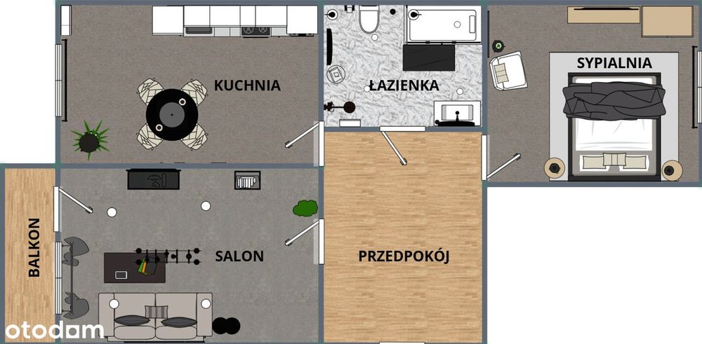 TOP LOAKLIZACJA | CENTRUM | 2 pokoje z balkonem | 50m2