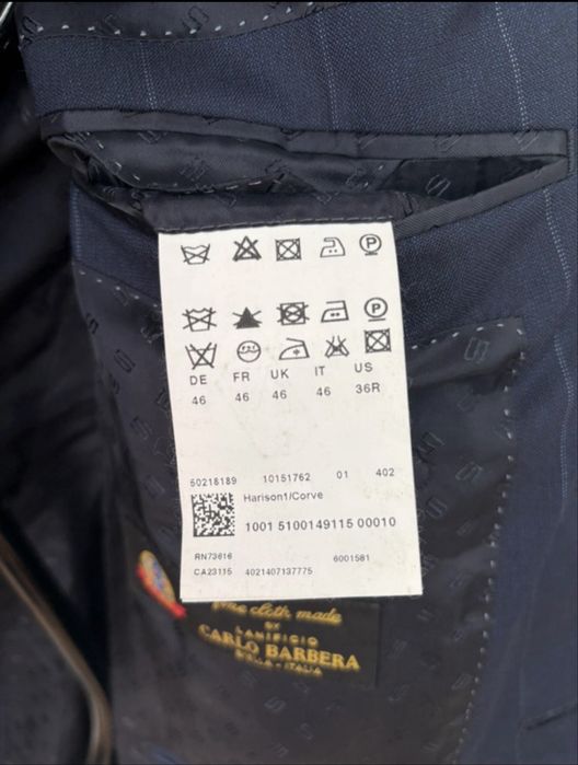 Hugo Boss Selection - elegancki garnitur meski 100% virgin wool