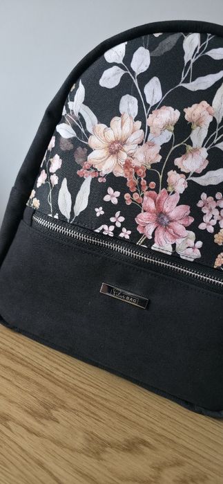 Plecak czarny handmade