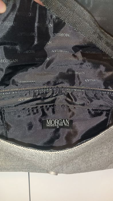 Bolsa  preta e cinza Morgan