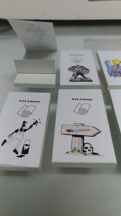 Filtros Planos em Cartolina CLA para fazer cigarros