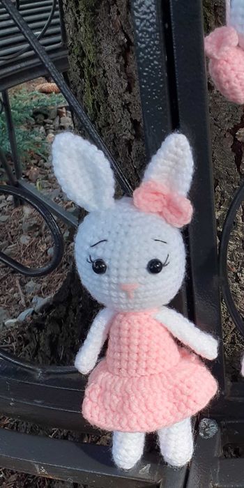 Królik na szydełku
