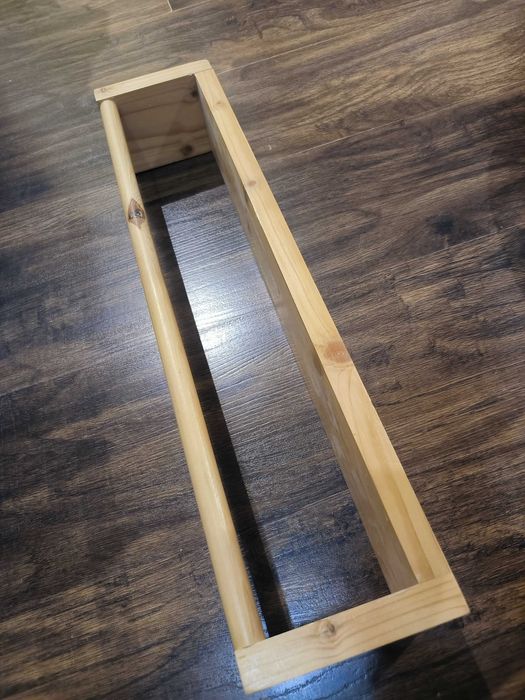 Półka na książki drewniana 55cm długości