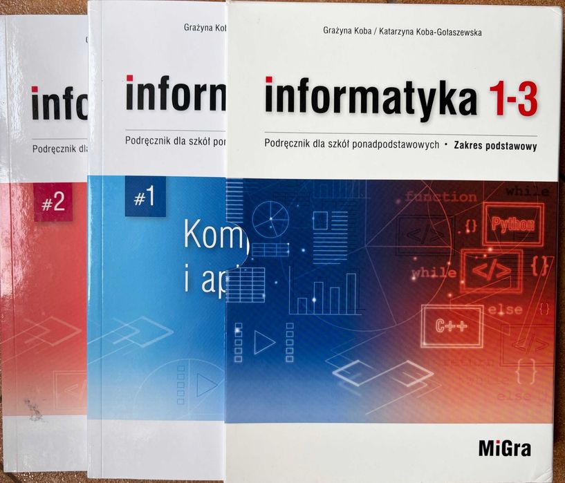 Sprzedam komplet podręczników (Liceum / Technikum -Informatyk)