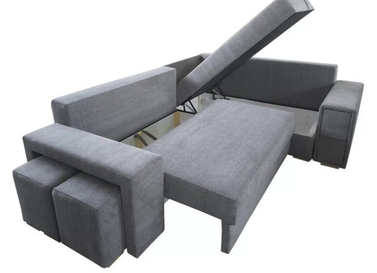 Narożnik komplet wypoczynkowy kanapa sofa  Madryt z funkcją spania