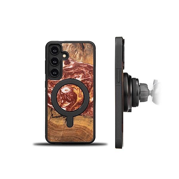 Etui Bewood Unique MagSafe Mars z drewna i żywicy na Samsung Galaxy S2
