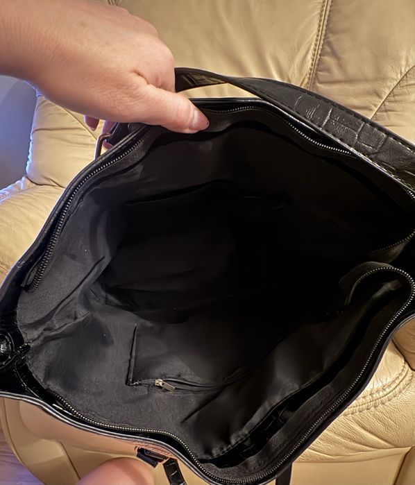 Torebka szoperka czarna