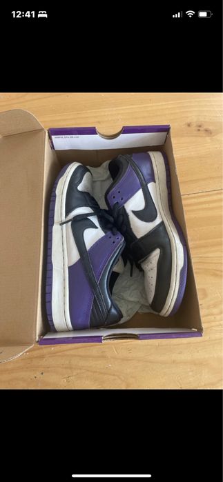 Nike Dunk SB Court Purple tamanho 42,5