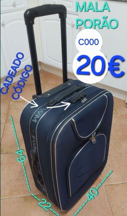 MALA DE VIAGEM DE PORÃO E CADEADO CÓDIGO.Casa,Viagens,Passeio,Mudanças