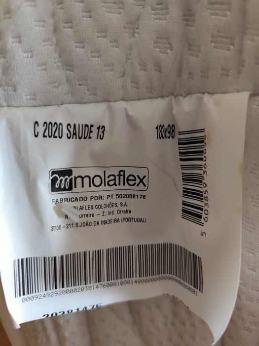 Cama de Solteiro + Colchão Molaflex – Medida Especial