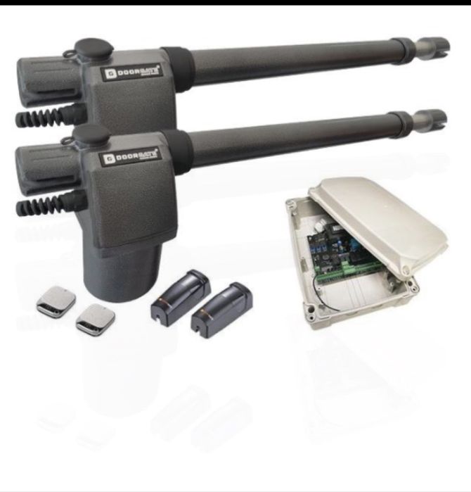 Kit motor portão batente 2 folhas doorgate iron 400