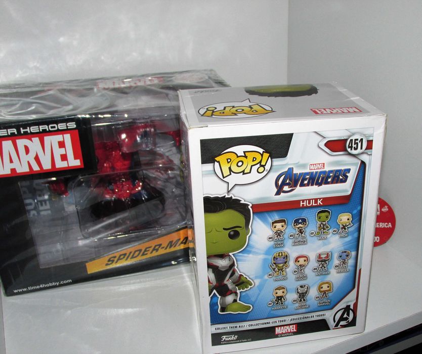 Pack Marvel with Hulk, Spider-Man, Captain America