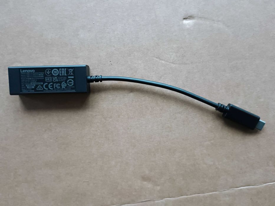 Karta sieciowa USB-C Lan ETHERNET RJ45 LENOVO RTL8153