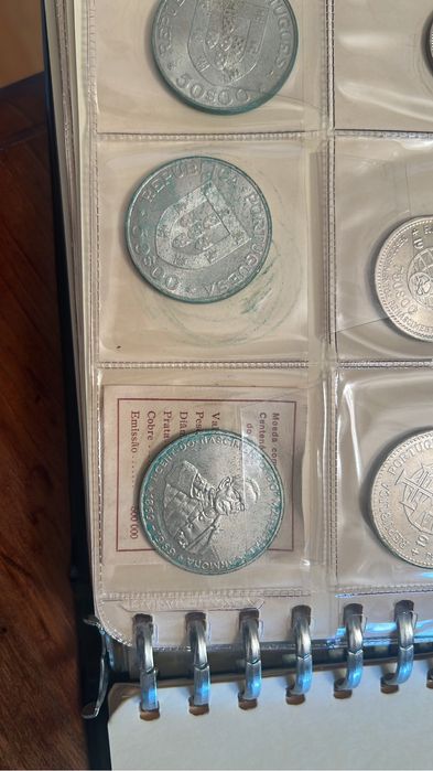 Lote de Moedas antigas, algumas em prata