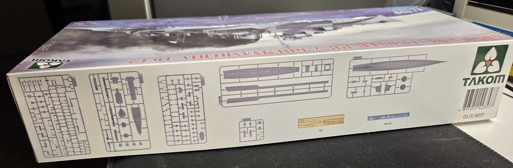 Takom 6017 model niszczyciela 1:350 PR. 7 Gremyashchiy destroyer 1/350