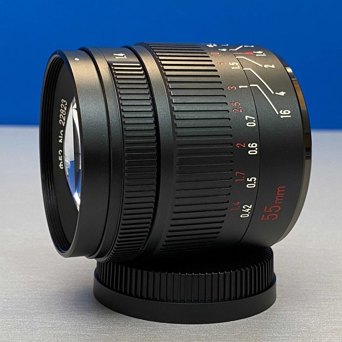 7Artisans 55mm f/1.4 II (Fujifilm) - NOVA - 3 ANOS DE GARANTIA