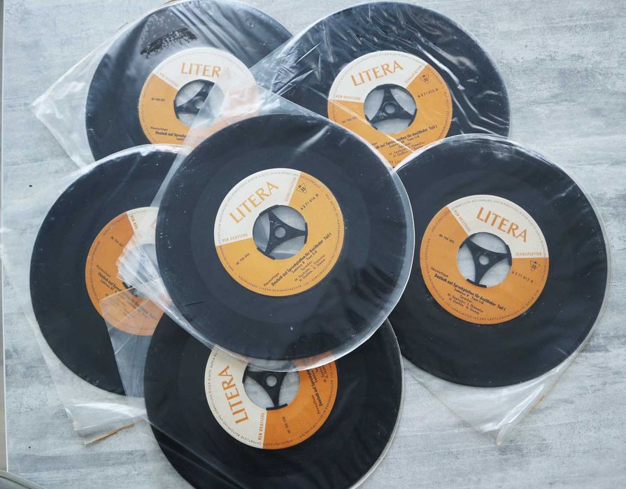 Комплект Пластинок винила самоучитель немецкого языка для иностранцев