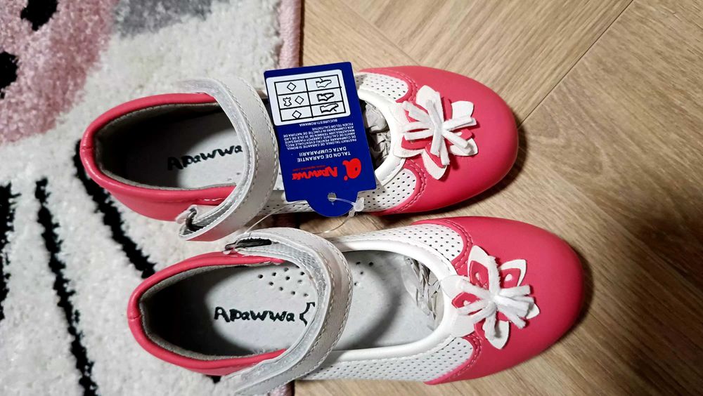 Balerinki skóra nowe rozmiar 25