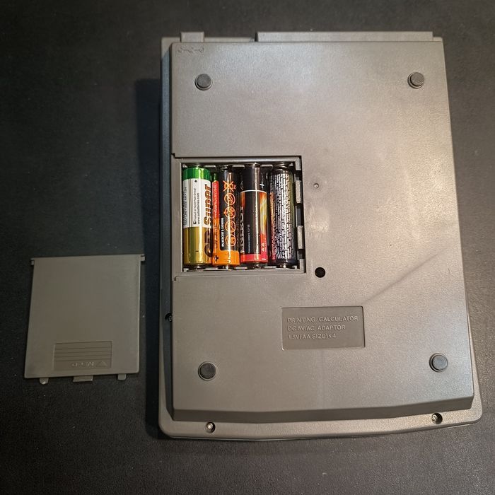 Калькулятор друкуючий поч. 2000-х + блокнот А-4 у подарунок