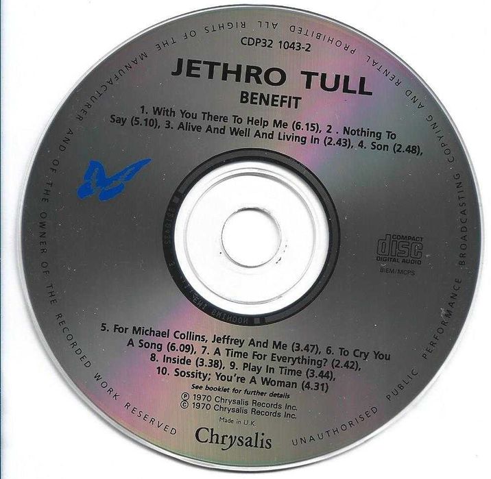 Jethro Tull - - - - - Benefit - - - - - CD
