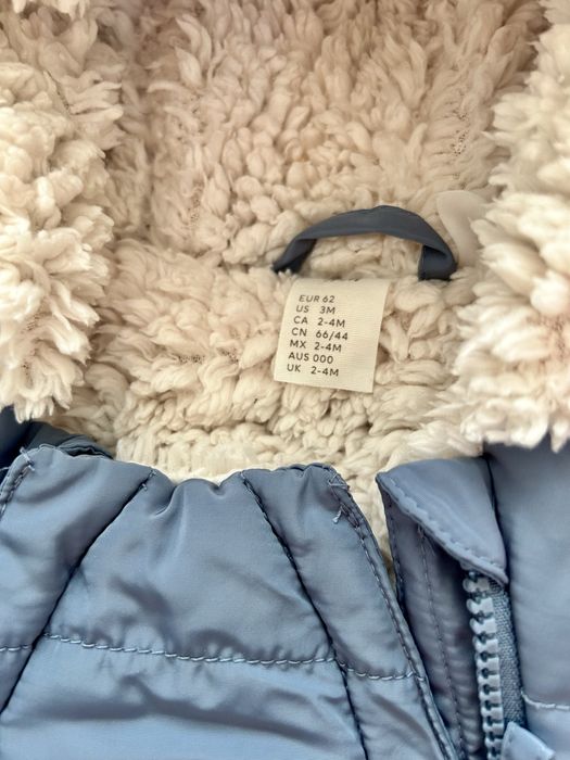 Zimowy kombinezon dla noworodka H&M rozm 62