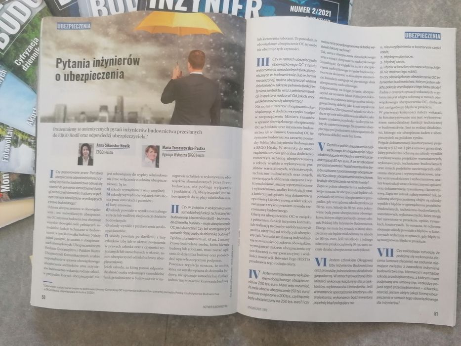 Inżynier budownictwa 2021, kwartalnik