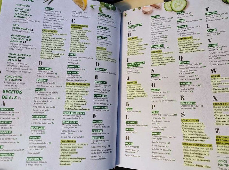 Livro cozinha prática e saborosa - Desperdício Zero