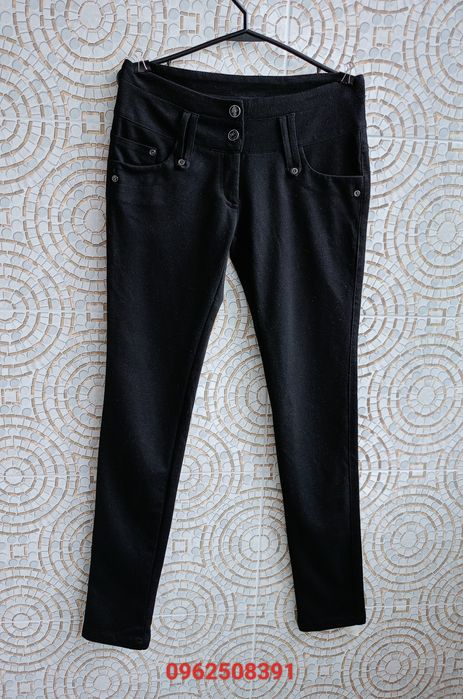 Фирменные молодежные брюки черного цвета, бренд D&C Yingguoxiang