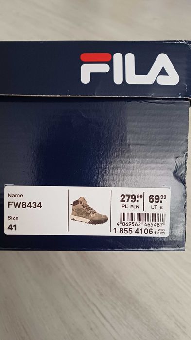Buty zimowe Fila rozmiar 41