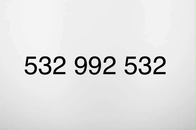 Złoty numer T-Mobile łatwy prosty numer 532***532 zestaw startowy