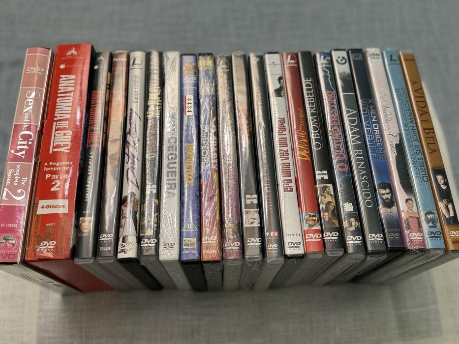 Pack de dvds - alguns ainda selados