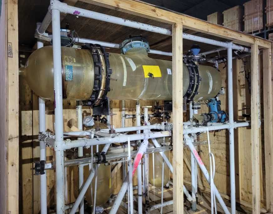 Coluna de Processo em Vidro Industrial