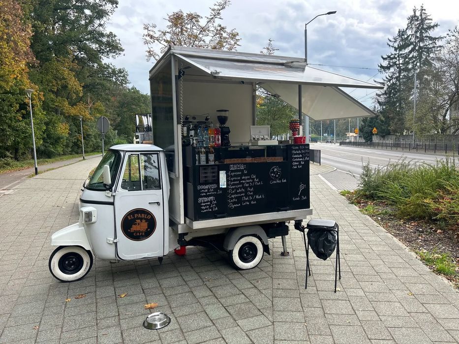 Mobilna kawiarnia Piaggio T5 Ape Classic