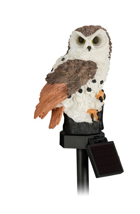 Sowa solarna z kolcem naziemnym relaxdays