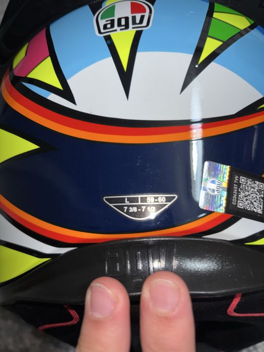 Capacete AGV soleluna rossi