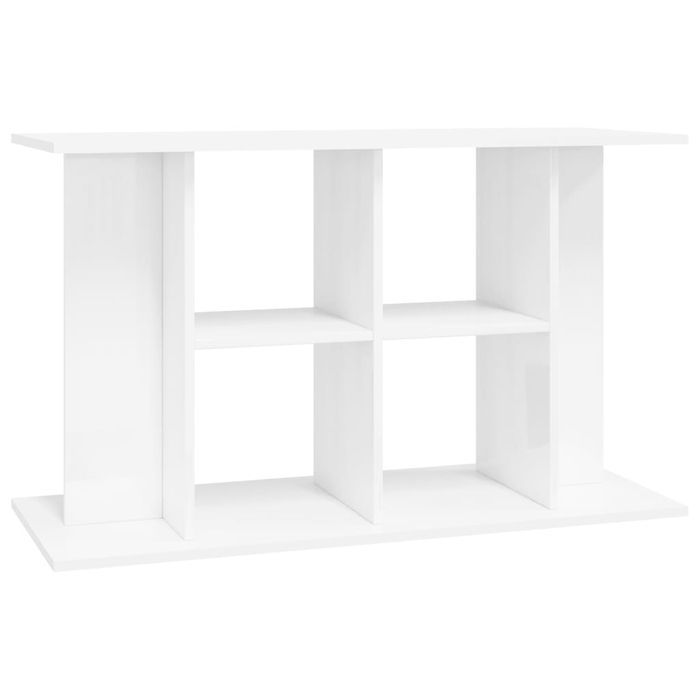Stylowa szafka pod akwarium 100x40x60 cm, biała na wysoki połysk